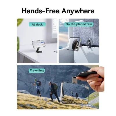 Baseus PrimeTrip VX1 Travel Magnetic Phone Holder &ndash; Black